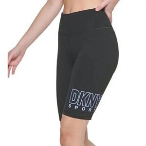DKNY Women S High Waist Bike Shorts Black Size X -Small BRAND NEW WITH TAGS